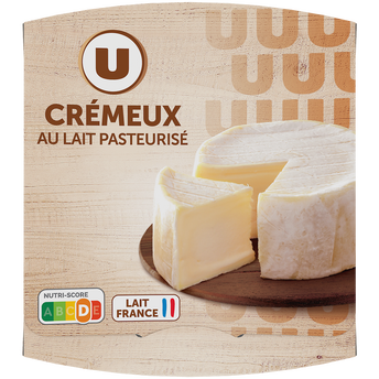 Image de U
Fromage Délice Crémeux au lait pasteurisé 37% de MG