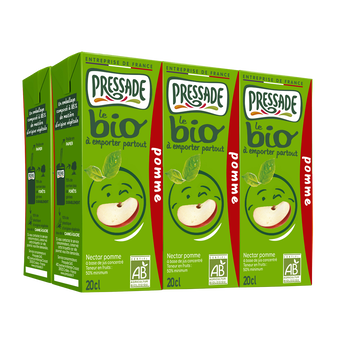 Image de Nectar Pomme PRESSADE Bio Briquette