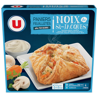 Image de U
Paniers feuilletés aux noix de St Jacques