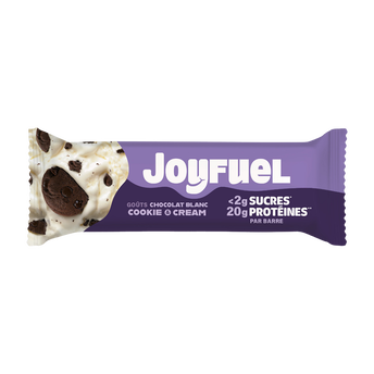 Image de Barre protéinée chocolat blanc et cookie cream JOYFUEL