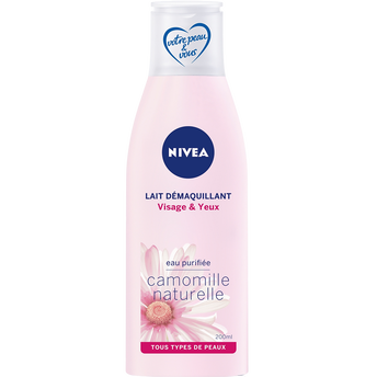 Image de Lait démaquillant pour le visage et les yeux NIVEA, flacon de