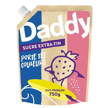 Image de Sucre semoule extra-fin DADDY profil pack kraft