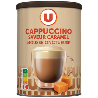 Image de U
Café soluble Cappuccino saveur caramel