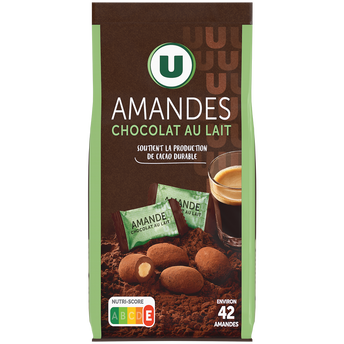 Image de U
Amandes chocolatées paquet de