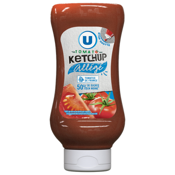 Image de U
Ketchup allegé 50% de sucre en moins