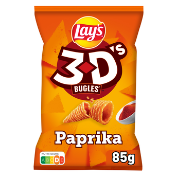 Image de Biscuits apéritifs Saveur Paprika - LAY'S 3D'S BUGLES