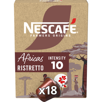 Image de Café capsules NESCAFE FARMERS ORIGINS Africas RISTRETTO N°10 - Afrique - compatible NESPRESSO