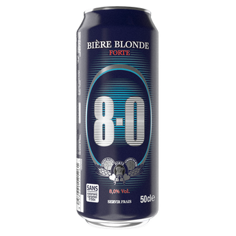 Image de U
Bière blonde forte  8°, canette de