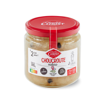 Image de Chou façon choucroute sans matière grasse et sans alcool à garnir CHRIST, bocal