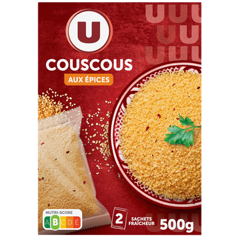 Image de U
Graines de couscous aux épices 2 bôites