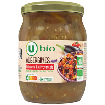 Image de U BIO
Aubergines cuisinées à la provençale - Bocal