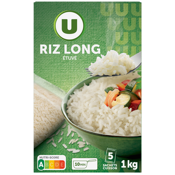Image de U
Riz long grain étuvé 10 minutes  étui de 5 sachets cuisson