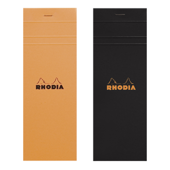 Image de Bloc-note RHODIA, non perforé, petits carreaux, 7,4x21cm, 160 pages