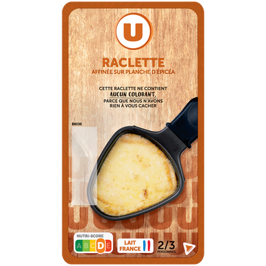 Fromage à Raclette Pasteurisé 1/2 Meule