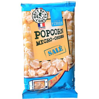 Image de Pop corn salé, sachet micro-ondable