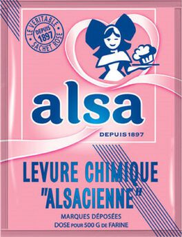 Image de Levure chimique ALSA sachets x8