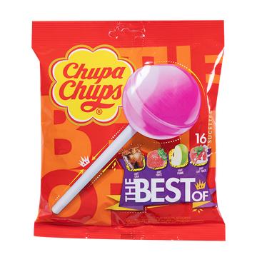 Chupa Chups Sucettes Assorties The Best Of Chupa Chups, 192g