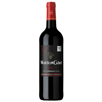 Baron Philippe de Rothschild Vin Rouge Aop Bordeaux Mouton Cadet, 75cl