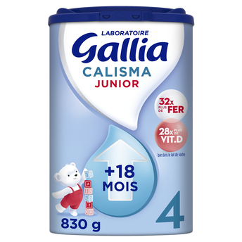 Image de Lait de croissance bébé junior en poudre 4ème âge dès 18 mois GALLIA CALISMA