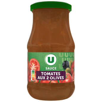 Image de U
Sauce tomates et olives  bocal de