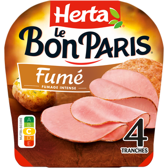 Image de Jambon Le Bon Paris fumé HERTA 4 tranches