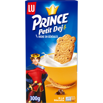 Image de Biscuits petit déjeuner aux céréales PRINCE, paquet de