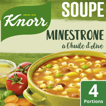 Image de Soupe Minestrone à l'huile olive déshydratée KNORR, sachet de