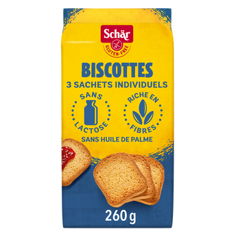 Image de Biscottes Fette Biscottate sans gluten DR SCHAR