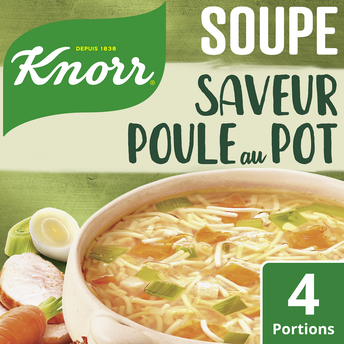 Image de Potage déshydraté poule au pot aux petits légumes KNORR