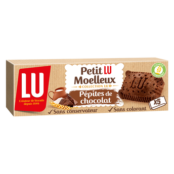 Image de Gâteaux moëlleux au chocolat LU - Boîte de