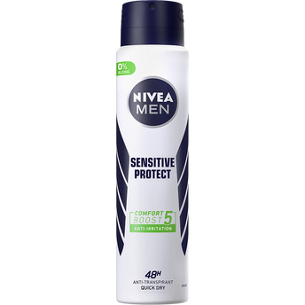 Image de Déodorant Homme Sensitive protect NIVEA FOR MEN, Atomiseur