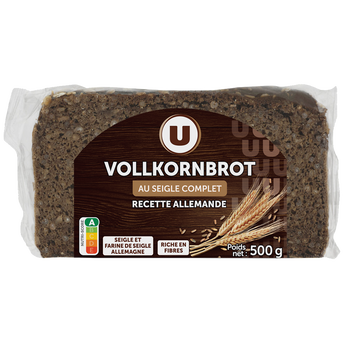 Image de U
Pain spécial Vollkornbrot au seigle