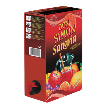 Image de Sangria rouge DON SIMON, 7°, fontaine à vin de