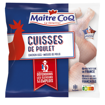 Image de Cuisses de poulet avec portion de dos 15%mg MAITRE COQ