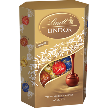 Image de Boules Lindor chocolats assortis LINDT