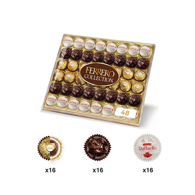 Assortiment chocolat noël FERRERO collection, x48 - Super U, Hyper U, U  Express 