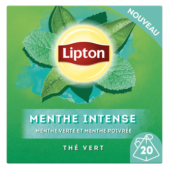 Image de Thé vert menthe intense LIPTON x20 sachets pyramid