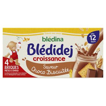 Image de Bledidej croissance choco-biscuité dès12mois Blédina