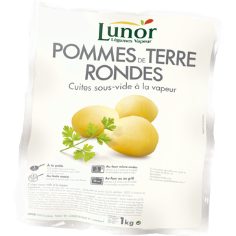 Image de Pomme de terre rondes cuites, LUNOR, sous vide