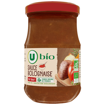 Image de U BIO
Sauce bolognaise bocal 212ml