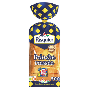 Image de Brioche tressée tranchée nature BRIOCHE PASQUIER