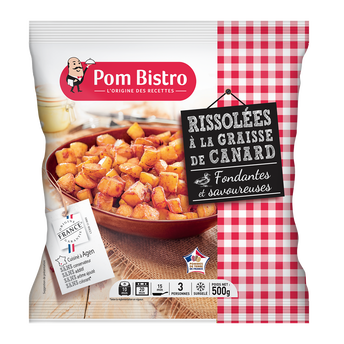 Image de Pommes de terres rissolées à la graisse de canard POM BISTRO