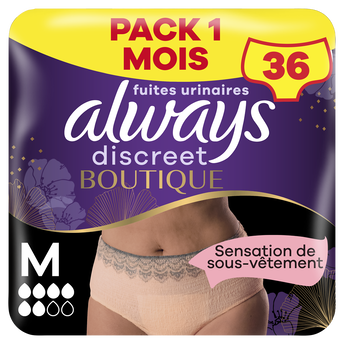Image de Culottes pour fuites urinaires 6 drops ALWAYS DISCREET M