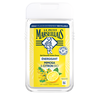 Image de Gel douche extra doux Mimosa & Citron bio LE P.MARS