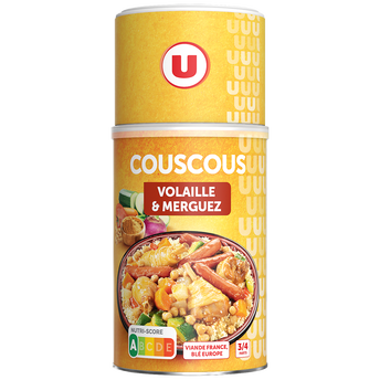Image de U
Couscous volaille/merguez boîte 3/2 de