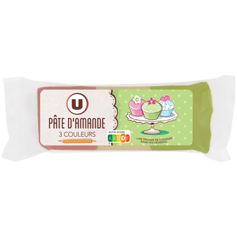 Image de U
Pâte d'amandes 3 couleurs paquet de