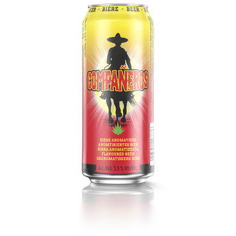 Image de Bière arômatisée Tequila companeros, 5,9°, canette de