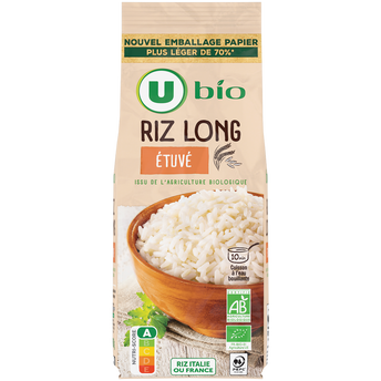 Image de U BIO
Riz long étuvé boîte de
