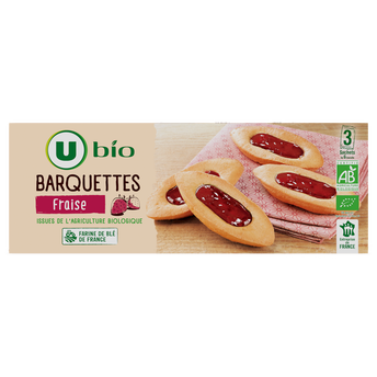 Image de U BIO
Gâteaux Barquettes bio à la fraise paquet