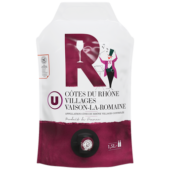 Image de U
Vin rouge AOP Côtes du Rhône villages vaison la romaine